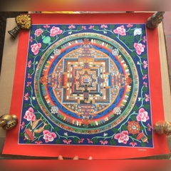 TRANH THANGKA MANDALA KALACHARKA LỚN