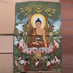Tranh Thangka Phật Thích Ca - Tranh Thêu
