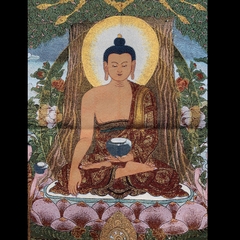 Tranh Thangka Phật Thích Ca - Tranh Thêu
