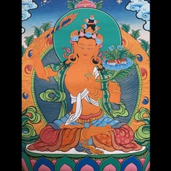 Tranh Thangka Văn Thù 1 - Tranh Vẽ Tay