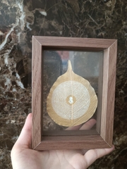 Tranh chú Lăng Nghiêm trên Lá Bồ Đề