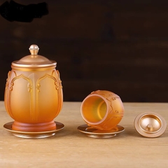 Chén cúng nước bằng ngọc liuli