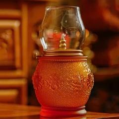 Đèn dầu liuli Bát Kiết Tường