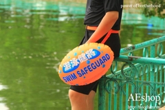 phao bơi biển oval đeo thắt lưng 2 túi khí cho dân bơi chuyên nghiệp
