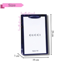 Túi Giấy Gucci Trắng Size Nhỏ 19cm