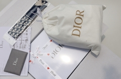 Túi Dior Lady Da Lì Khóa Bạc Size 17cm Có 2 Hộp