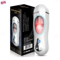 Âm đạo giả Wanle King Masturbation Cup rung, xoay chính hãng