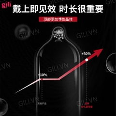 Bao cao su Drywell Long Lasting hộp 3 chiếc kéo dài thời gian chính hãng