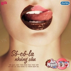 Bao cao su Durex Naughty Chocolate hộp 3 chiếc chính hãng