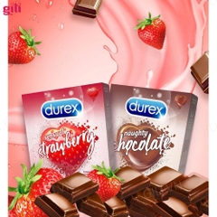 Bao cao su Durex Naughty Chocolate hộp 3 chiếc chính hãng