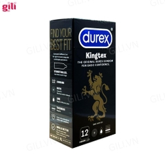 Bao cao su siêu mỏng Durex Kingtex hộp 12 chiếc chính hãng