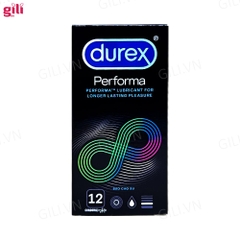 Bao cao su Durex Performa hộp 12 chiếc kéo dài thời gian chính hãng