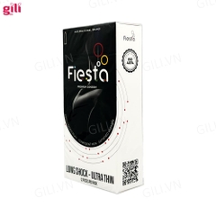 Bao cao su Fiesta Long Shock Ultra Thin hộp 12 chiếc kéo dài thời gian chính hãng