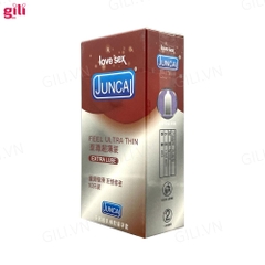 Bao cao su siêu mỏng Juncai Feel Ultra Thin  hộp 10 chiếc chính hãng