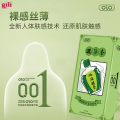 Bao cao su Olo Dầu Gió hộp 10 chiếc siêu mỏng chính hãng