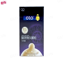 Bao cao su Olo Long Love Dots hộp 10 chiếc kéo dài thời gian chính hãng