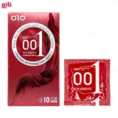 Bao cao su siêu mỏng Olo Thin Square Red hộp 10 chiếc chính hãng