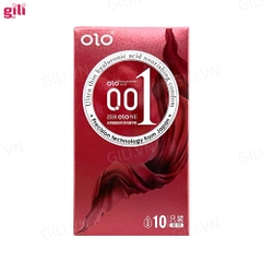 Bao cao su siêu mỏng Olo Thin Square Red hộp 10 chiếc chính hãng