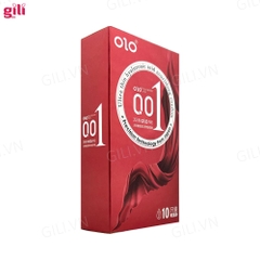 Bao cao su siêu mỏng Olo Thin Square Red hộp 10 chiếc chính hãng