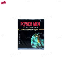 Bao cao su Powermen Cá Ngựa hộp 3 chiếc kéo dài thời gian chính hãng