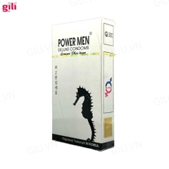 Bao cao su Powermen Longer Plus hộp 12 chiếc kéo dài thời gian chính hãng