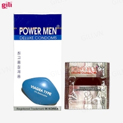 Bao cao su Powermen Viagra hộp 12 chiếc kéo dài thời gian chính hãng