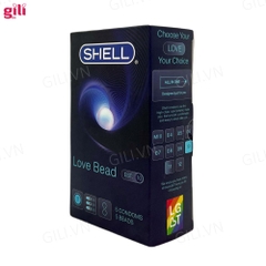 Bao cao su Shell Love Bead 5 Bi hộp 5 chiếc kéo dài thời gian chính hãng