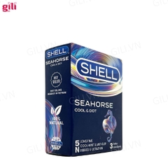 Bao cao su Shell Seahorse hộp 3 chiếc kéo dài thời gian chính hãng