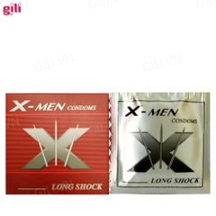 Bao cao su X-men Long Shock hộp 1 chiếc kéo dài thời gian chính hãng