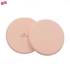 FIX Bông phấn ướt tròn Vacosi Small Disc Sponge BP03 2 cái chính hãng