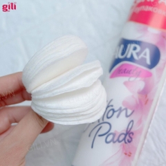 Bông tẩy trang Aura Plus Beauty Cotton Pads 150 miếng chính hãng