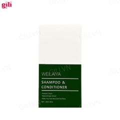 Bộ gội xả Gừng Trắng Weilaiya Ginger 20ml + 20ml chính hãng