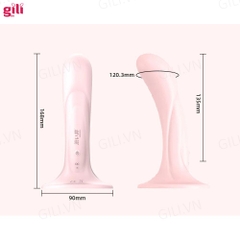 Dương vật giả hít tường Drywell Desire Vibrating Dildo chính hãng