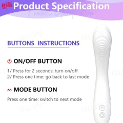 Dương vật giả Drywell Flexible Bending Vibrator chính hãng