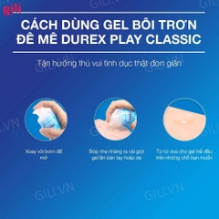 Gel bôi trơn gốc nước Durex Play Classic 50ml chính hãng