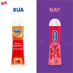 Gel bôi trơn hương dâu Durex Strawberry chai 100ml chính hãng