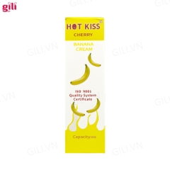 Gel bôi trơn hương chuối Hot Kiss Banana chai 30ml chính hãng