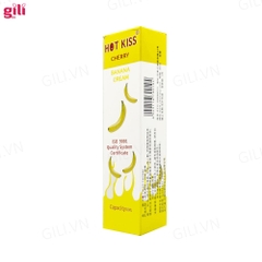 Gel bôi trơn hương chuối Hot Kiss Banana chai 30ml chính hãng