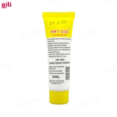 Gel bôi trơn hương chuối Hot Kiss Banana chai 30ml chính hãng