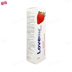 Gel bôi trơn hương dâu Love Kiss Strawberry chai 100ml chính hãng