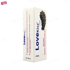 Gel bôi trơn hương nho Love Kiss chai 25ml chính hãng