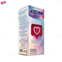 Gel bôi trơn tăng khoái cảm nữ Shell Love 50ml chính hãng