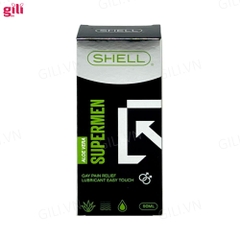 Gel bôi trơn hậu môn Shell Supermen Aloevera 90ml chính hãng