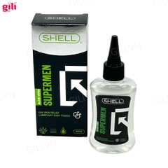 Gel bôi trơn hậu môn Shell Supermen Aloevera 90ml chính hãng