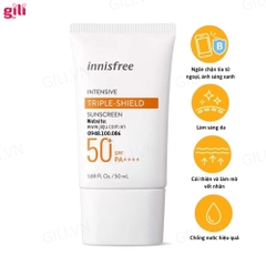 Kem chống nắng Innisfree Triple-Shield SPF50+ PA++++ 50ml chính hãng