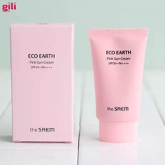 Kem chống nắng The Saem Eco Earth Pink Sun Cream Ex 50ml chính hãng