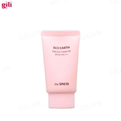 Kem chống nắng The Saem Eco Earth Pink Sun Cream Ex 50ml chính hãng