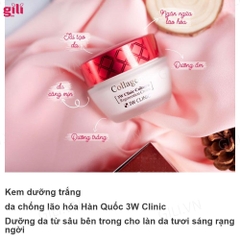 Kem dưỡng trắng 3W Clinic Collagen Regeneration Cream 60ml chính hãng