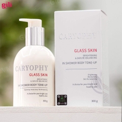 Lotion body Carophy Glass Skin In Shower Body Tone Up 300gr chính hãng