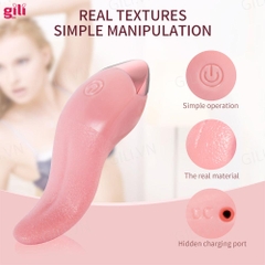 Lưỡi liếm massage Tongue Vibrator phát nhiệt chính hãng